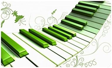 Piano Keys Custom Doormat Entrance Mat Floor Mat Rug Indoor/Outdoor/Front Door/Bathroom Mats Rubber Non Slip Size 30 x 18 inches