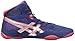 ASICS Men's Snapdown Wrestling Shoe, Navy/Silver/Red, 8.5 M US