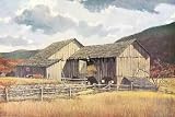Autumn In New England by Eric Sloane. Art Print Poster 39.5 inches width by 28 inches height. Highest Quality Art Poster Print