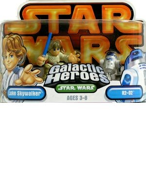 41qrJ%2Bs4srL Star Wars Episode 2 Junior Figure 2 Pack Luke & R2D2