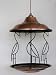 Birds Paradise Fly Thru Feeder - Brown