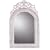 20" Shabby Chic Wood Arched-Top Wall Mirror