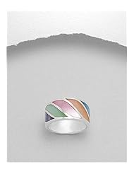 Shell Ring In 92.5 Sterling Silver
