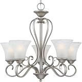 Duchess Antique Nickel Finish 24 1/2 Wide Chandelier