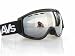 RAVS SNOWBOARDBRILLE STRONG SILVER - SKIBRILLE Goggle AUCH für BRILLENTRÄGER