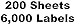 2 Packs X 3,000 Label Name and Address Labels, 2-5/8