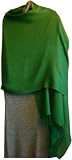 Alpaca Pashmina. Rare Baby Alpaca & Silk Pacmina - Dark Green