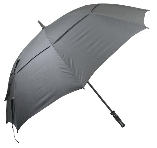 LONGRIDGE GOLF DELUXE REGENSCHIRM WINDDICHT, SCHWARZ, UMWPP30B Preisvergleich