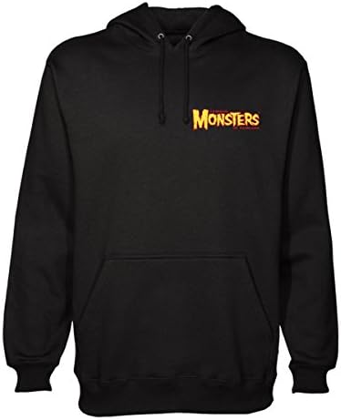 Famous Monsters Mens Supernatural Pullover Hoodie Large Black