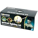 Bowens Portrait Lighting Accessory Kit with Softbox, Grids & Gels.