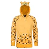 Jinx Youth Minecraft Ocelot Premium Zip-Up Hoodie, Small