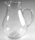 Artland Crystal Bubble 76 Oz Pitcher, Crystal Tableware