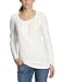 TOM TAILOR Damen T-Shirt 10220250070/lovely add-on tee, Gr. 38 (M), Weiß (8210)