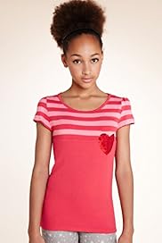Girls Limited Sequin Heart T Shirt