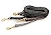Leerburg Black Latigo Leather Prong Collar Leash – 6' x 3/4