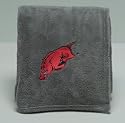 Arkansas Razorbacks Embroidered Fleece Throw (50 x 70-inch)