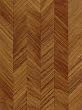 Lyon Walnut Wood - Dollhouse Miniature Flooring Kit