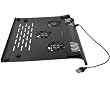 mumbi Notebook K�hler - Laptop L�fter USB St�nder / Netbook Ablage Cooler Pad mit 3 L�ftern und Ein- und Ausschalter