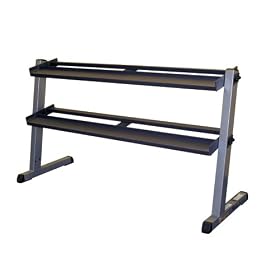 Body Solid GDR60 2 Tier Horizontal Dumbbell Rack