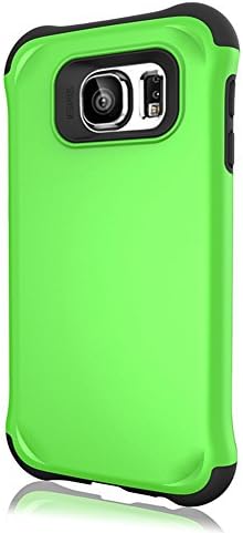 Samsung Galaxy S6 Case,Galaxy S6 Case,S6 Case ,NoahVich [Hybrid Dual Layer] Slim Hybrid Armor Case， TPU Rubber Cover + Premium Hard PC Outer Shell Cover Fit for Samsung Galaxy S6 & Samsung G9200(green+Black)