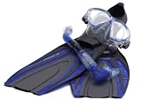 Oceanic Pro Pack Caribe Mask Fin Snorkel Set