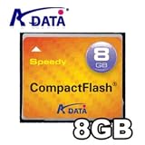 A-DATA 8GB Speedy Compact Flash (CF) Card - Retail Package