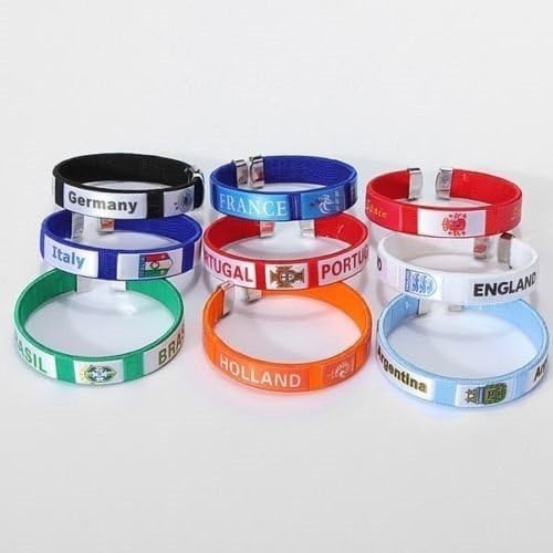 2014 World Cup National Soccer Football Team Bracelet Wristband (Portugal)
