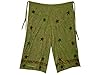 Womens Loose Pant Green Embroidered Gypsy Harem Pant