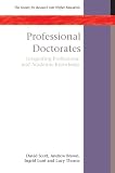 Cover of Professional Doctorates by David Scott Andrew Brown Ingrid Lunt Lucy Thorne 0335213324