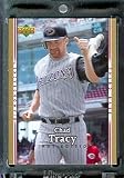 2007 Upper Deck First Edition Baseball Card #170 Chad Tracy Arizona Diamondbacks - Mint Condition - In Protective Display Case !