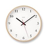 Lemnos Plywood clock 電波時計 ナチュラル LC10-21W NT