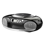 41qrtuKQXIL. SL160  Akai vollmobiler CD Player mit Radio   Ghettoblaster Design black