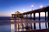 Wallmonkeys Peel and Stick Wall Decals - Manhattan Beach Pier - Removable Graphic