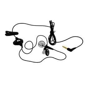 OEM Original BlackBerry Earbud Headset with On/Off Button 3.5mm (HDW-14322-001) for 8300 8310 8320 8330 Curve 8110 8120 8130 Pearl Smartphone