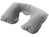 ふわってぃ(TM) ポケットに携帯できる トラベル用クッション枕　ハンカチくらいの大きさにたためる　旅行用、電車・バス・車中泊なども快適　ポケットまくら (グレー)