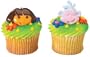 Dora The Explorer Dos Amigos Cupcake Rings 12 Pack