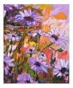 African Daisies "Ginette's Garden" Emerging Artists Giclee Poster Print by Ginette Callaway, 16x20