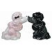Kissing POODLES Dogs SALT & PEPPER SHAKERS New!