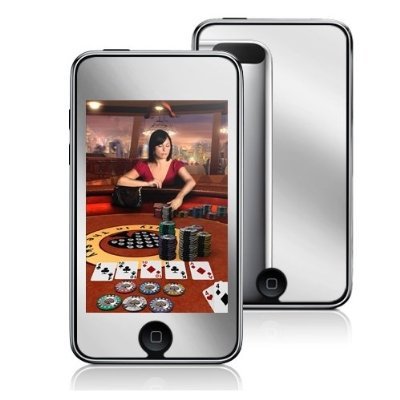 3-Pack Premium Reusable LCD Mirror Screen Protector with Lint Cleaning Cloth for Apple iPod Touch 2nd Gen 8GB 16GB 32GB image