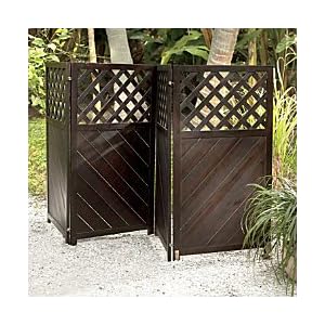 4 Panel Wood Privacy Screen - Improvements