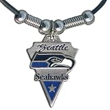 Leather NFL Necklace & Pendant - Seattle Seahawks Leather NFL Necklace & Pendant - Seattle Seahawks at Amazon.com