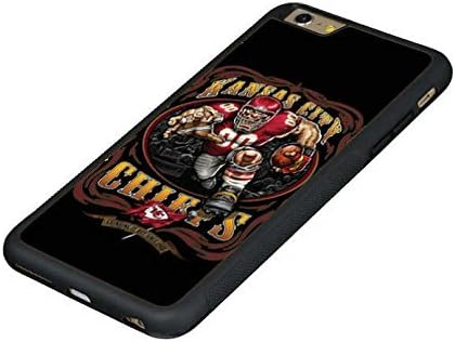 Chiefs iPhone 6 Plus Case shell Cover,with Transparent Clear Soft Case, Two in One