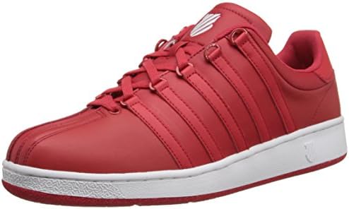 K-Swiss Men's Classic VN Fashion Sneaker, Mars Red/White, 10 M US