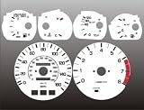 1986-1992 Toyota Supra TURBO 160 mph White Face Gauges MKIII
