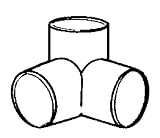 Charlotte School 40 PVC Side Outlet Elbow (PVC025101000)