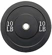 10 Pound Solid Rubber bumper Plates Black Pair 10 Pound Solid Rubber bumper Plates Black Pair