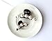 Skyvan 2 PCS (Big and Small) Imitation Pearls Hair Clip Claw Barrettes Accessories