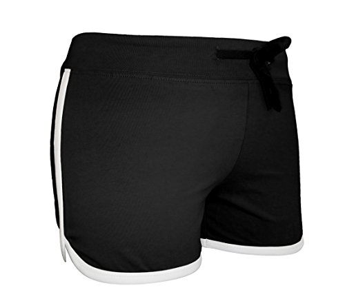 Women's Cotton Adjustable Drawstring Active Mini Shorts