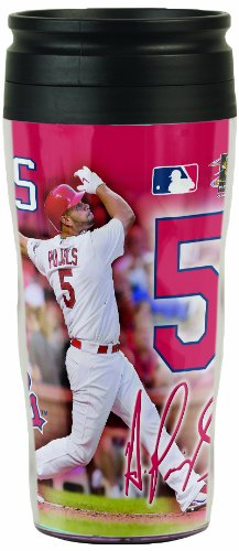 MLB St. Louis Cardinals Albert Pujols 16-Ounce Travel Mug