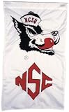 NC State Outdoor Appliqued Collegiate Flag 28 x 48